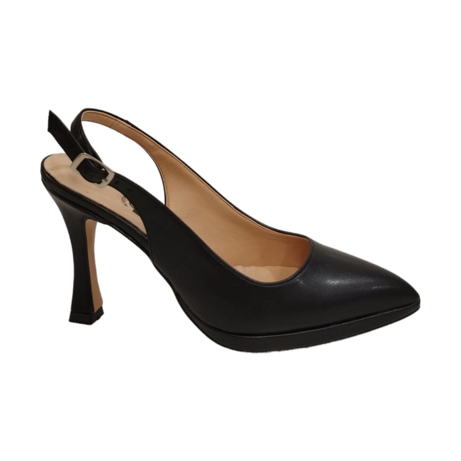 Scarpeborseonline Chanelle Nera con Mini Plateau t.9