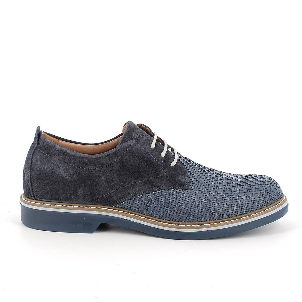 Igi&Co Uomo Scarpa Allacciata Traforata Blu