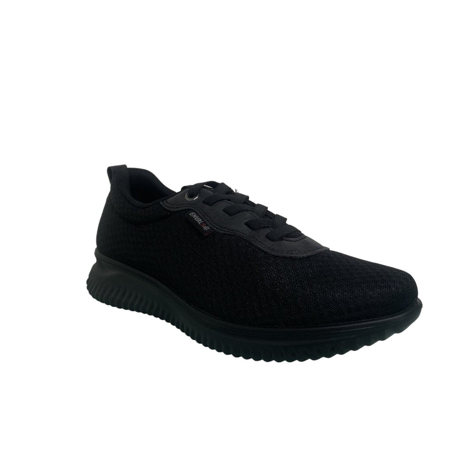 Enval Soft Slip On Nero in Tessuto da Donna