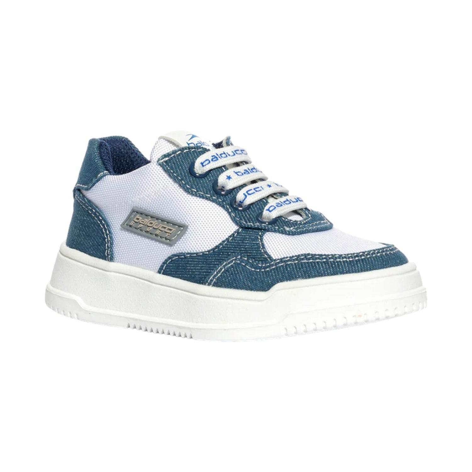 Balducci Sneakers Jeans con Lacci e Cerniera da Bambino