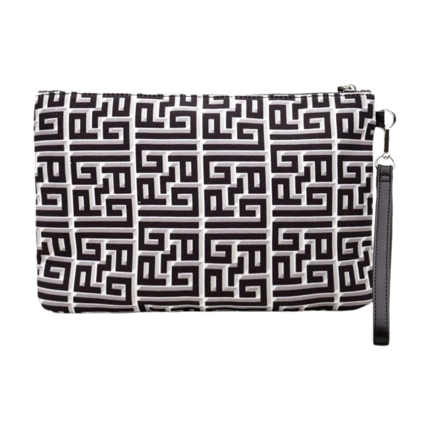 Gaelle Pochette Nera con Stampa All Over