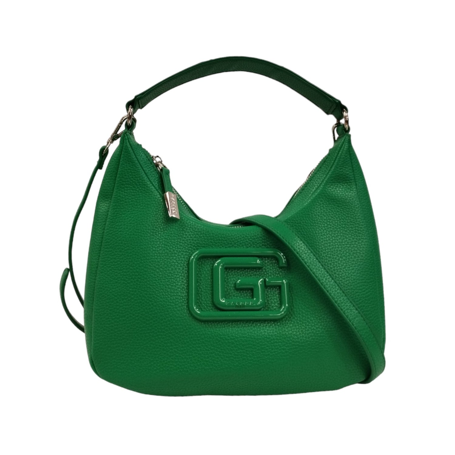 Gaelle Borsa a Spalla Hobo Donna in Ecopelle Verde con Maxi G