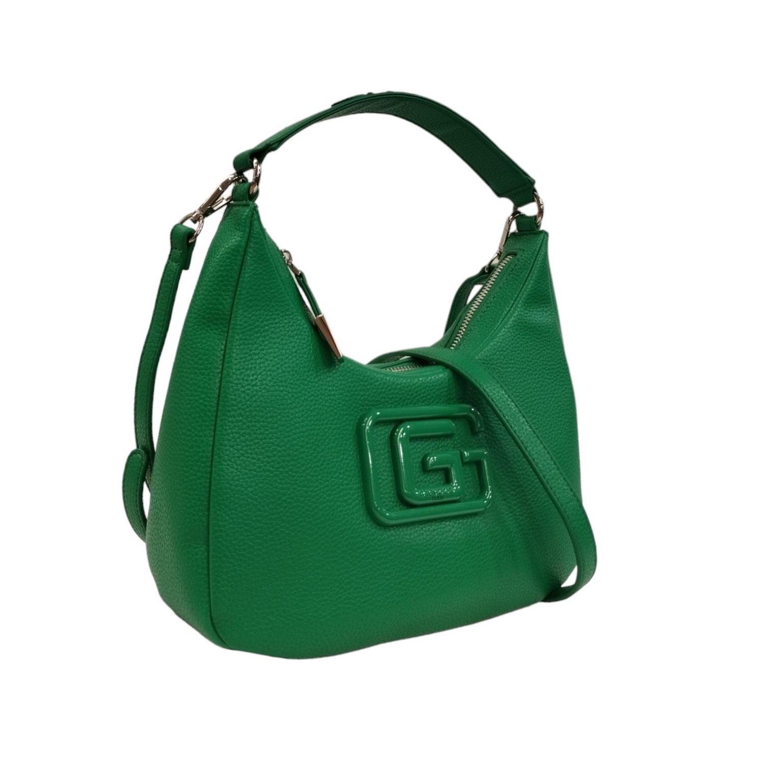 Gaelle Borsa a Spalla Hobo Donna in Ecopelle Verde con Maxi G