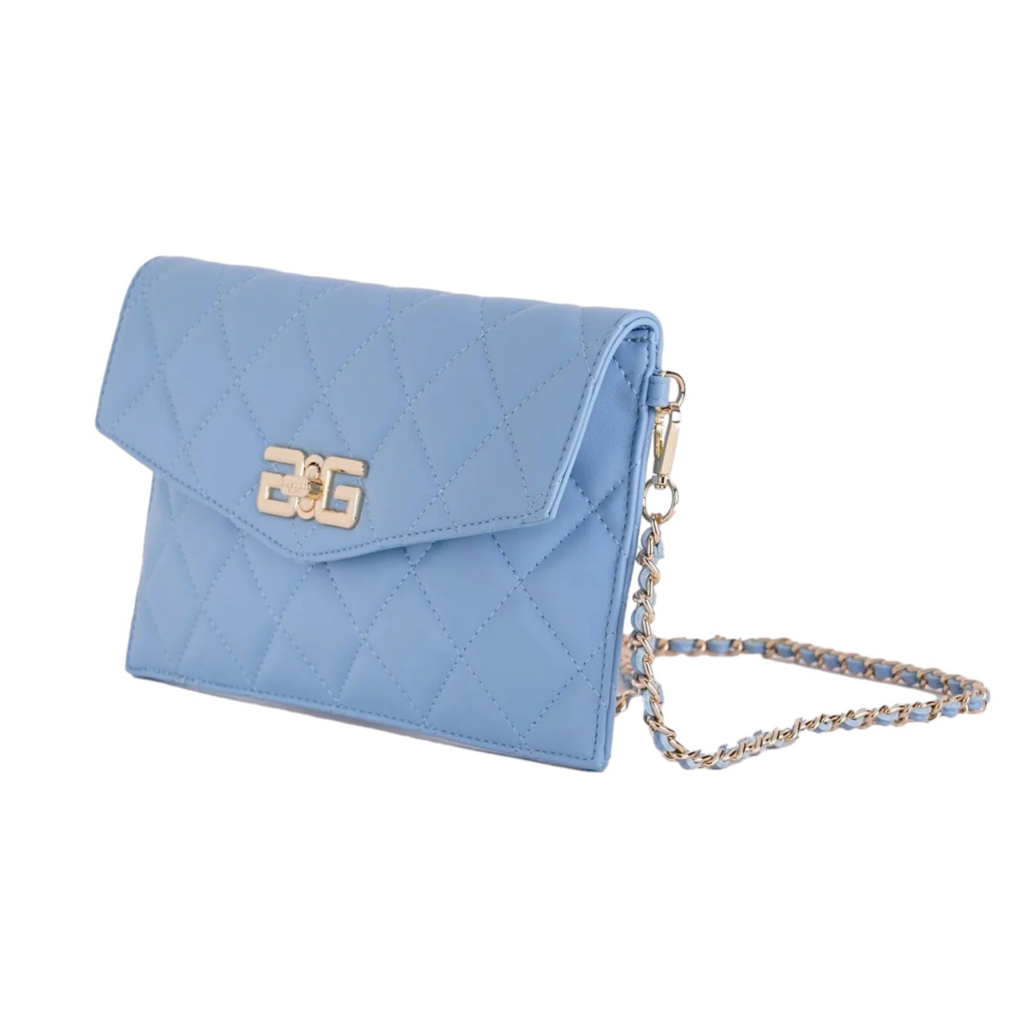 Gaelle Pochette Celeste con Chiusura Girello Double G