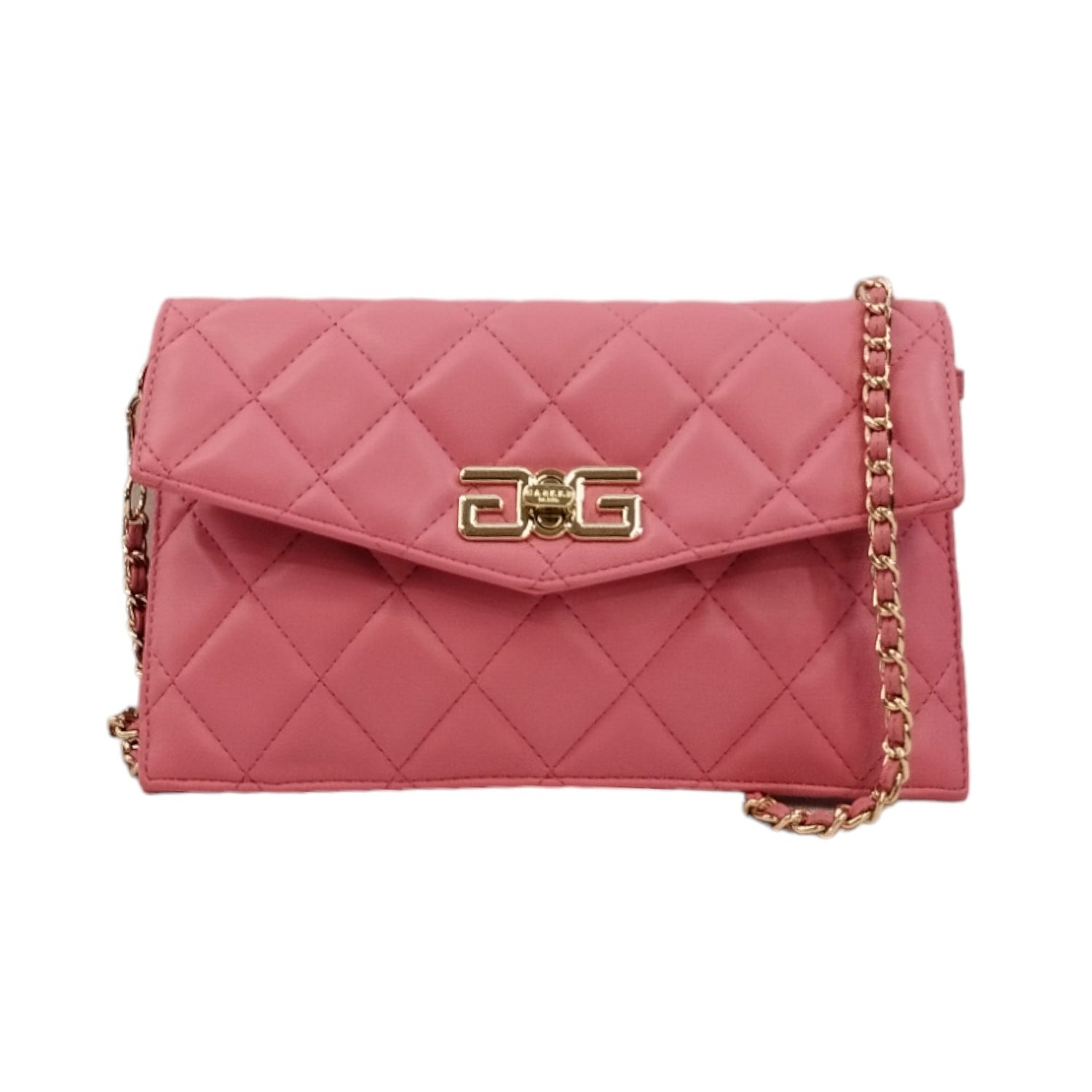 Gaelle Pochette Fucsia con Chiusura Girello Double G