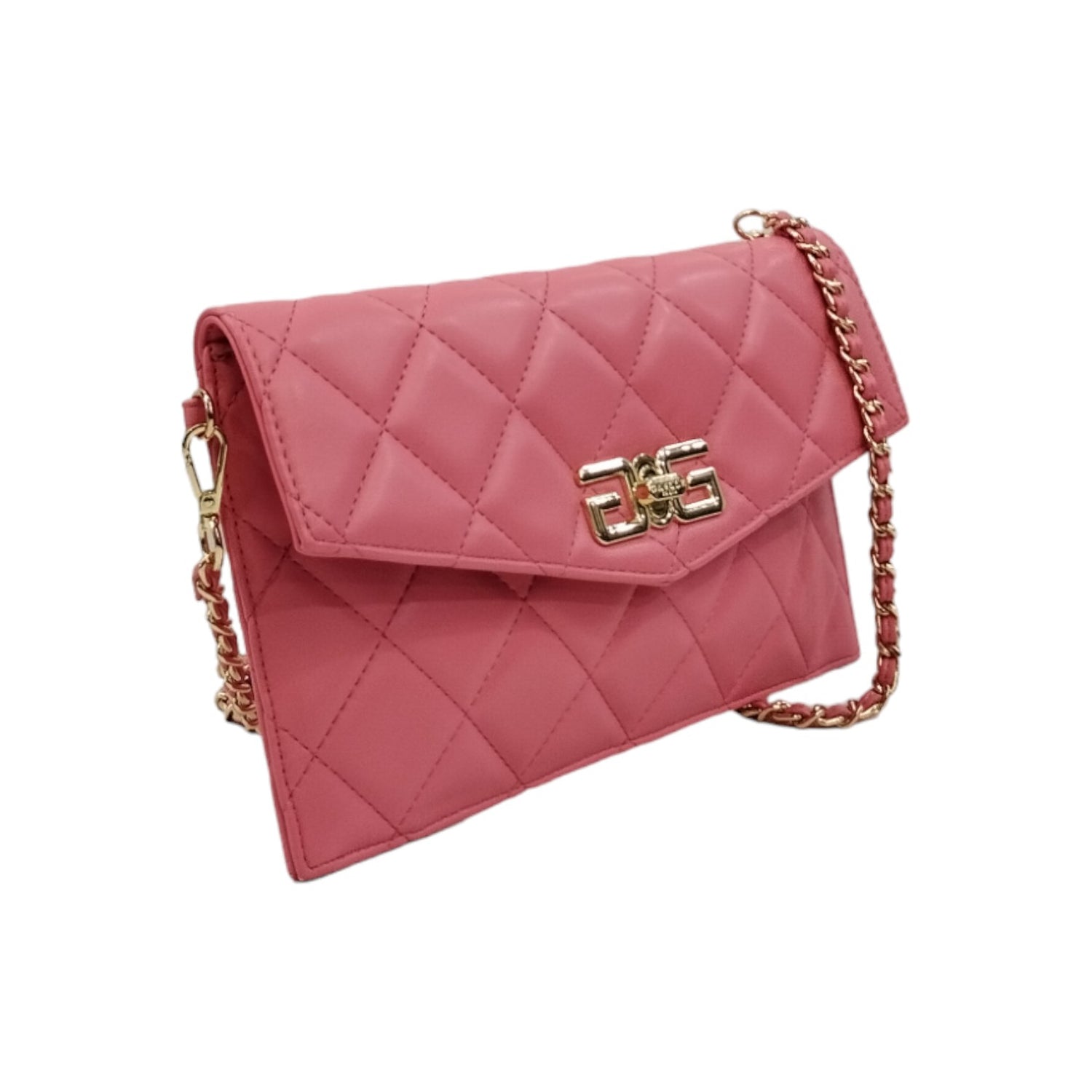 Gaelle Pochette Donna in Ecopelle Fucsia con Chiusura Girello Double G