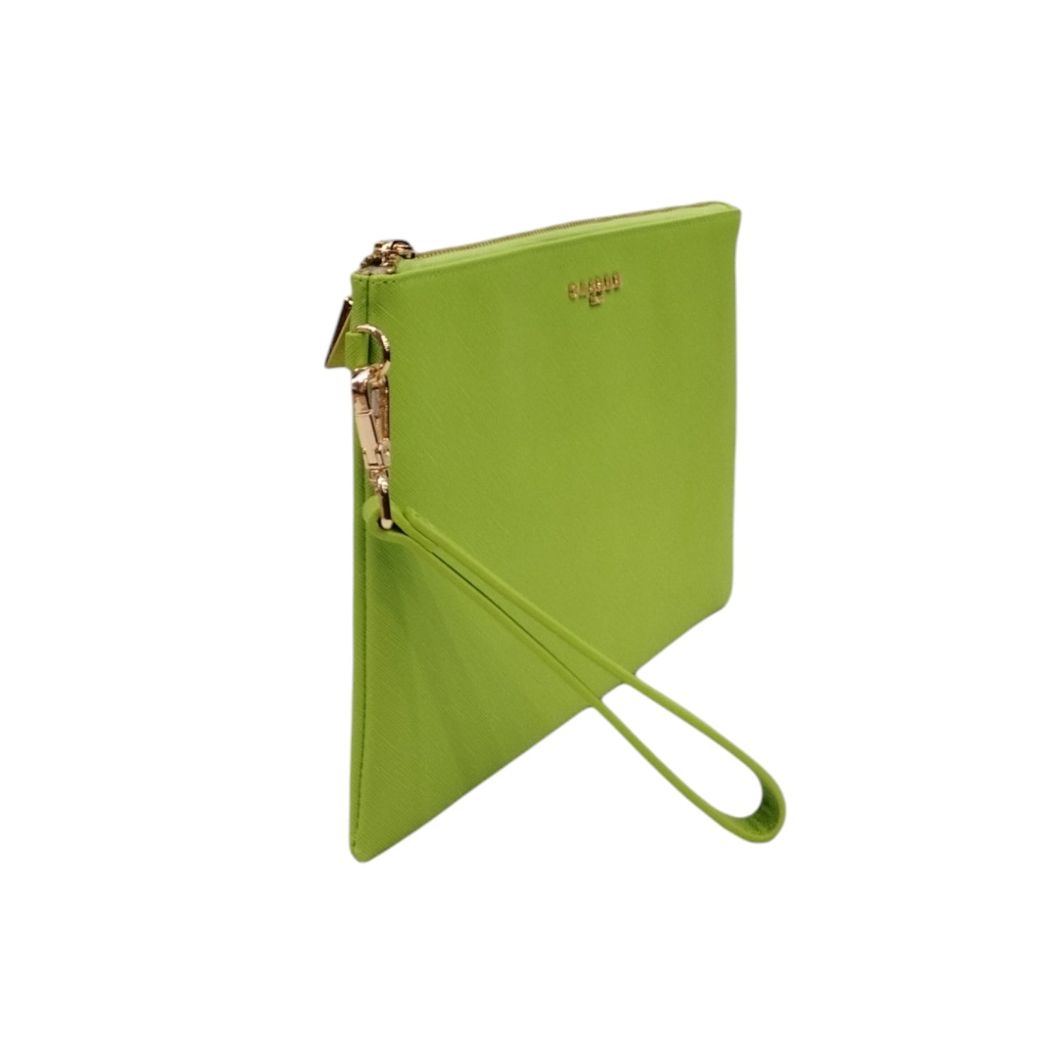 Gaelle Bustina Donna in Ecopelle Verde Lime con Polsino
