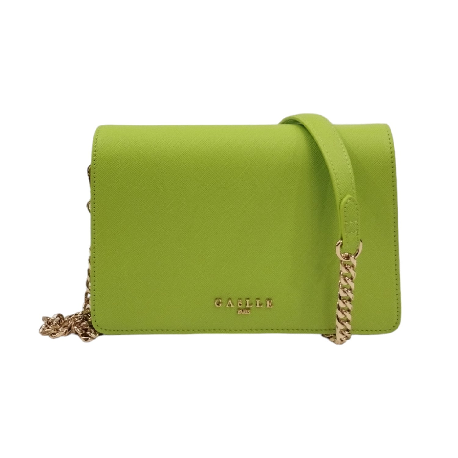 Gaelle Pochette Donna in Ecopelle Verde Lime con Tracolla