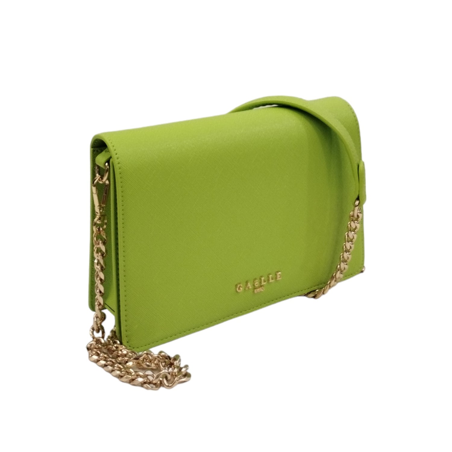 Gaelle Pochette Donna in Ecopelle Verde Lime con Tracolla