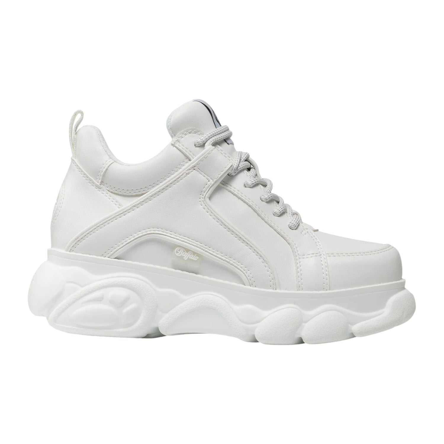 Buffalo Cld Corin Sneakers Alta Donna Bianca