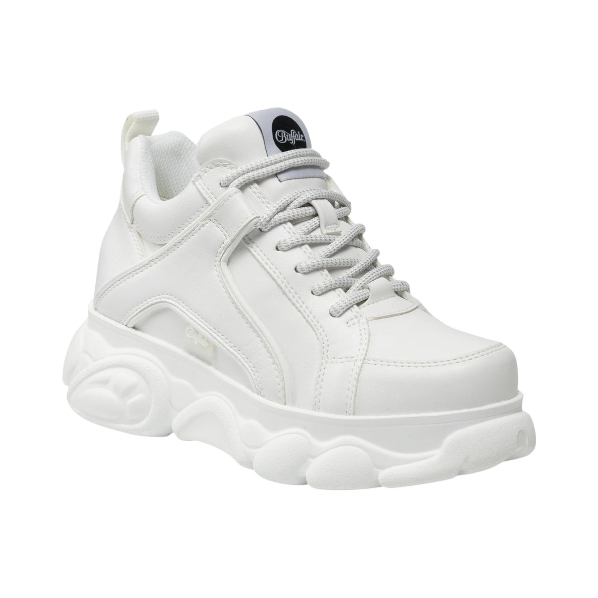 Buffalo Cld Corin Sneakers Alta Donna Bianca