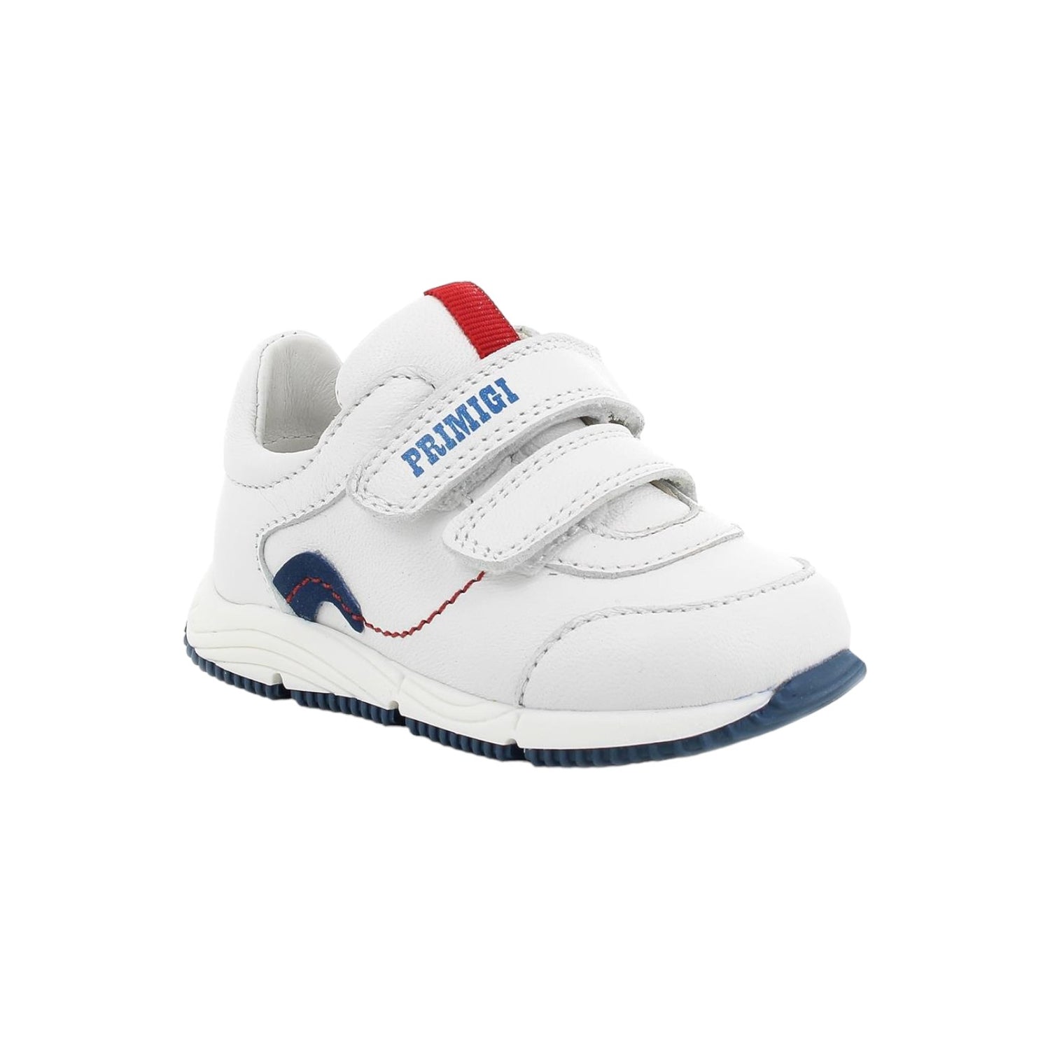 Primigi Sneakers Sportiva Bianca con Doppio Strappo da Bambino