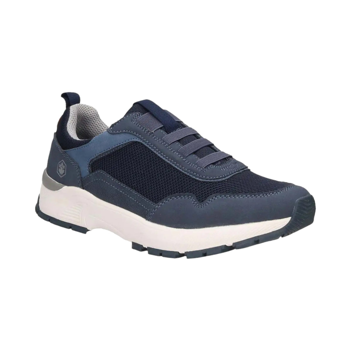 Lumberjack Slip On Uomo in Camoscio e Tessuto Blu