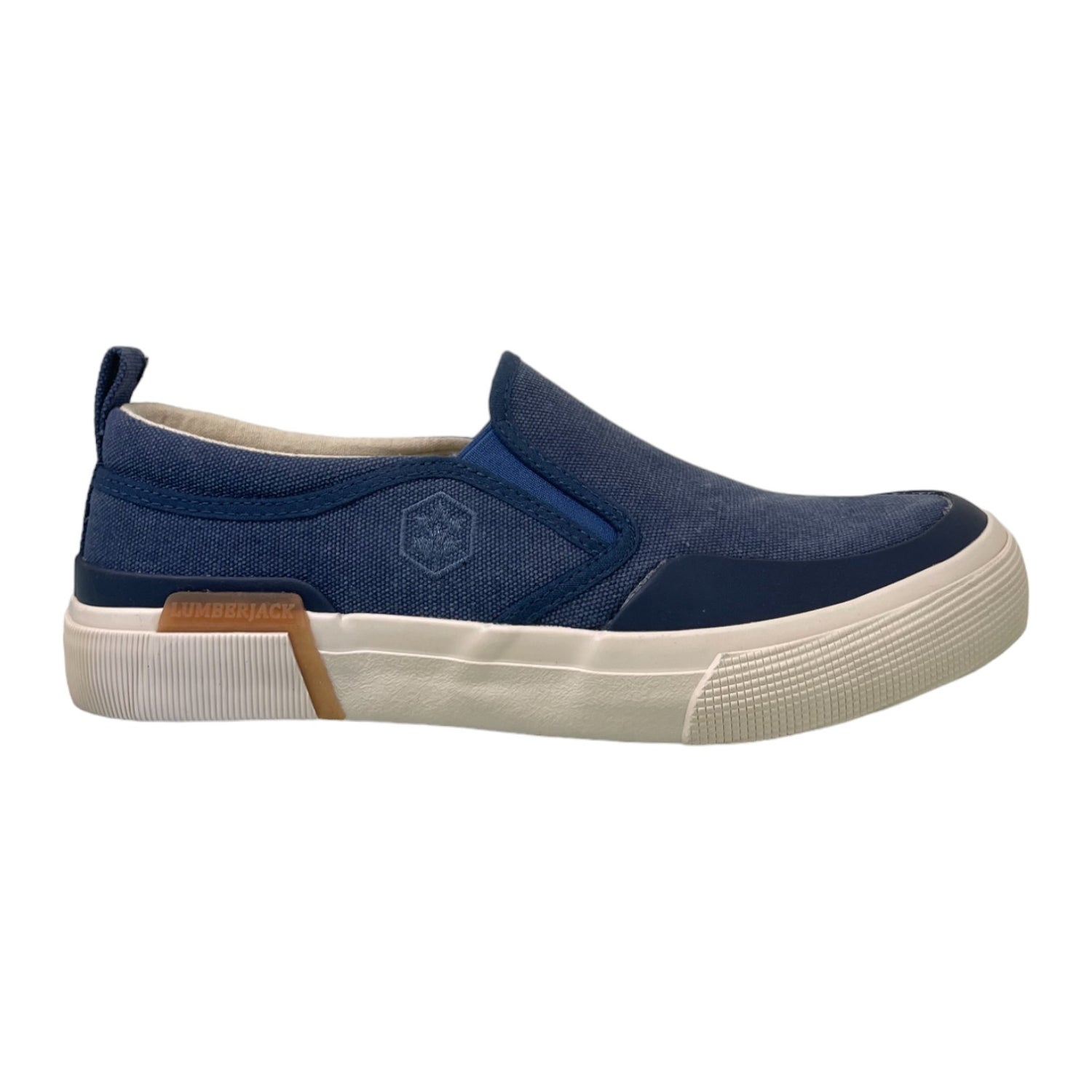 Lumberjack Slip On Uomo in Tessuto Jeans con Elastico Laterale