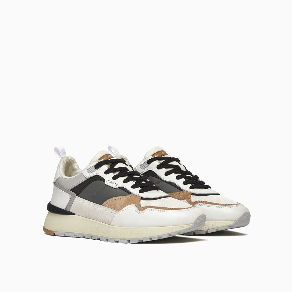 Crime London Sneakers da Uomo Lunar Grey Matters