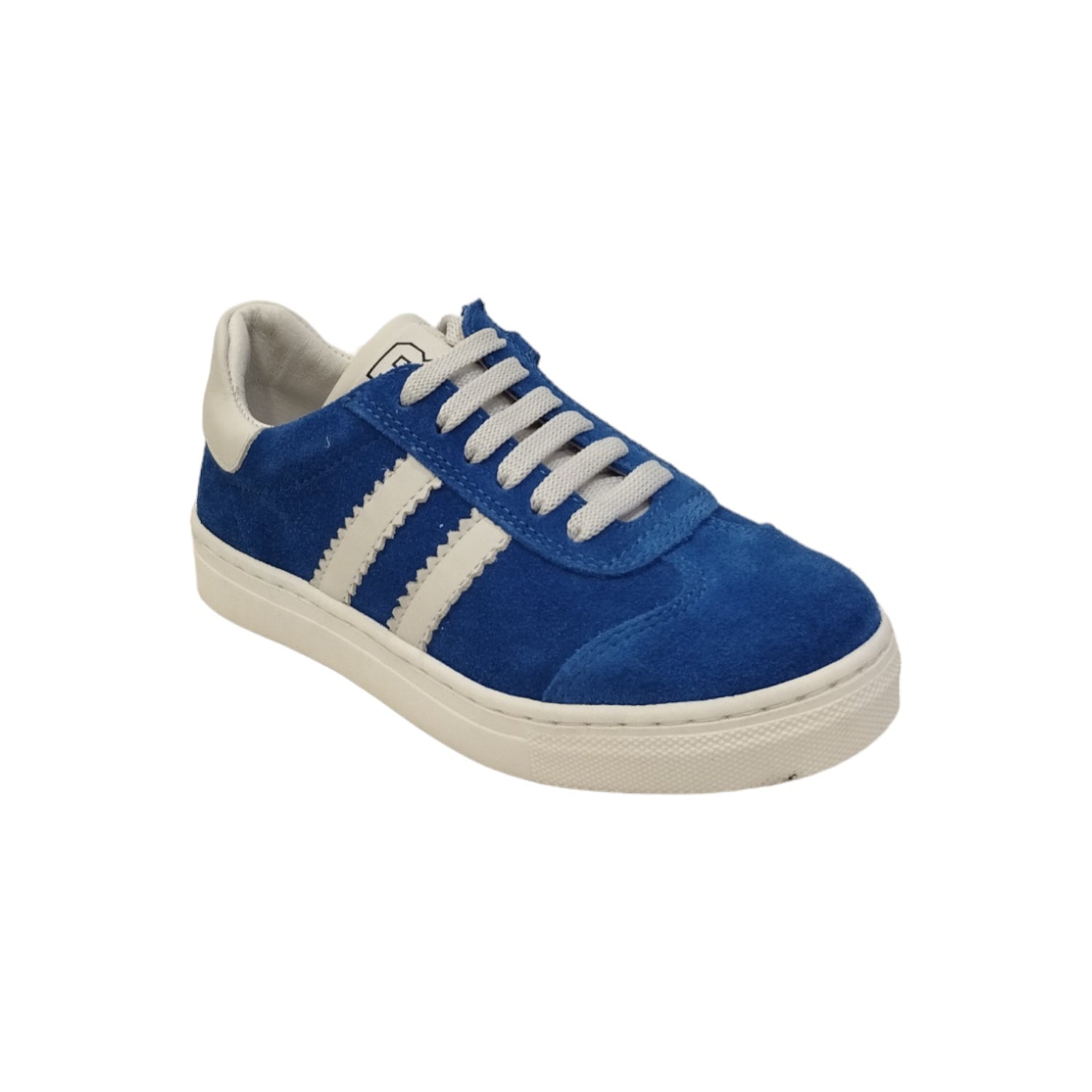 Balducci Sneakers Bluette con Dettagli Bianchi Scamosciata da Bambino