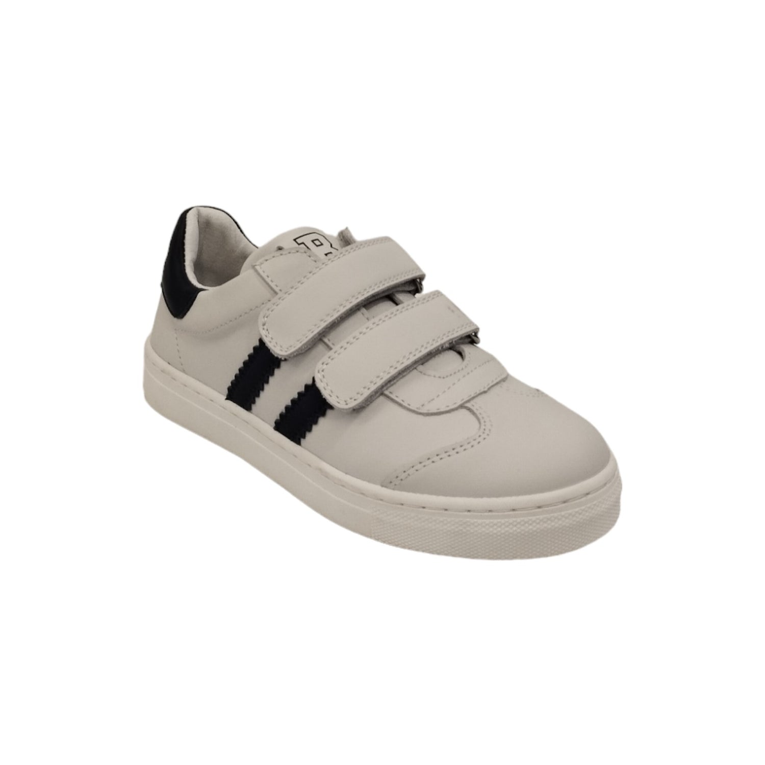 Balducci Sneakers Bianco Blu con Doppio Strappo da Babmbino