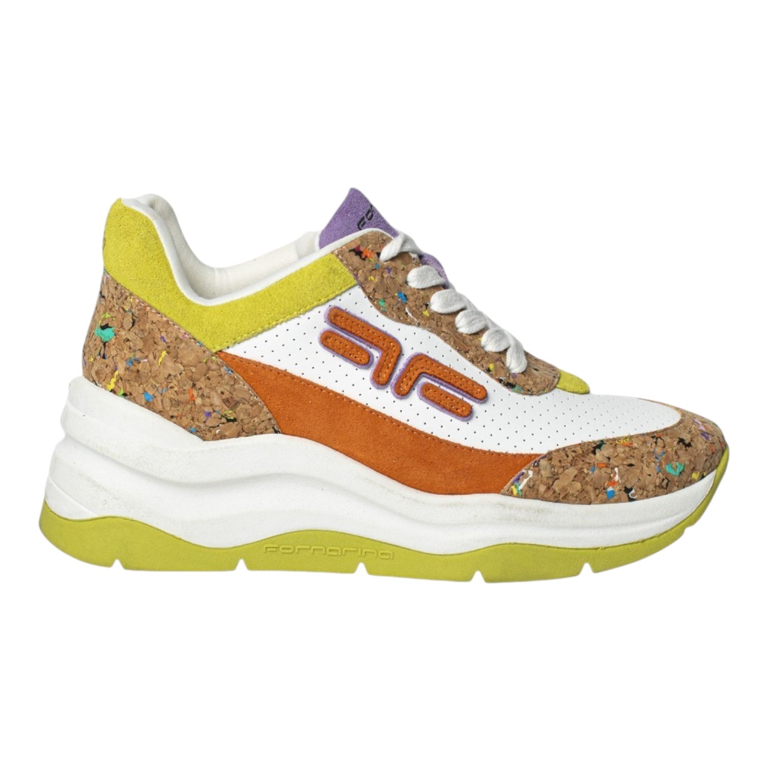Fornarina Manila Sneakers Lime Multi