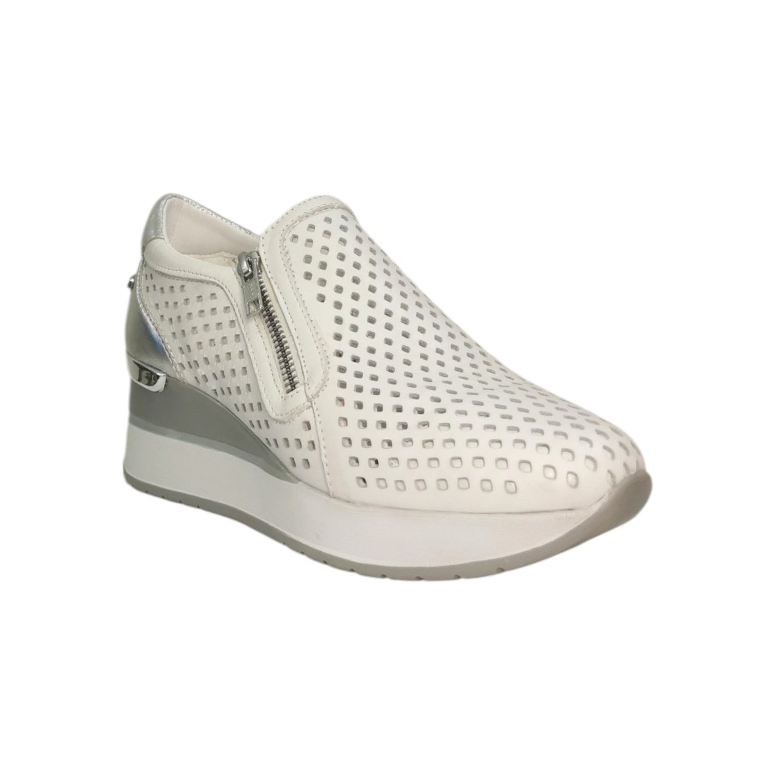 Valleverde Mocassino Donna Traforato Ghiaccio con Cerniera z.5 da Donna