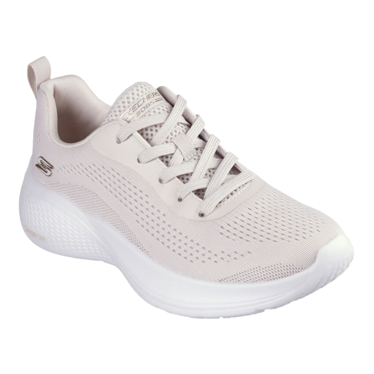 Skechers Sneakers Bobs Infinity Natural con Memory Foam in Tessuto da Donna