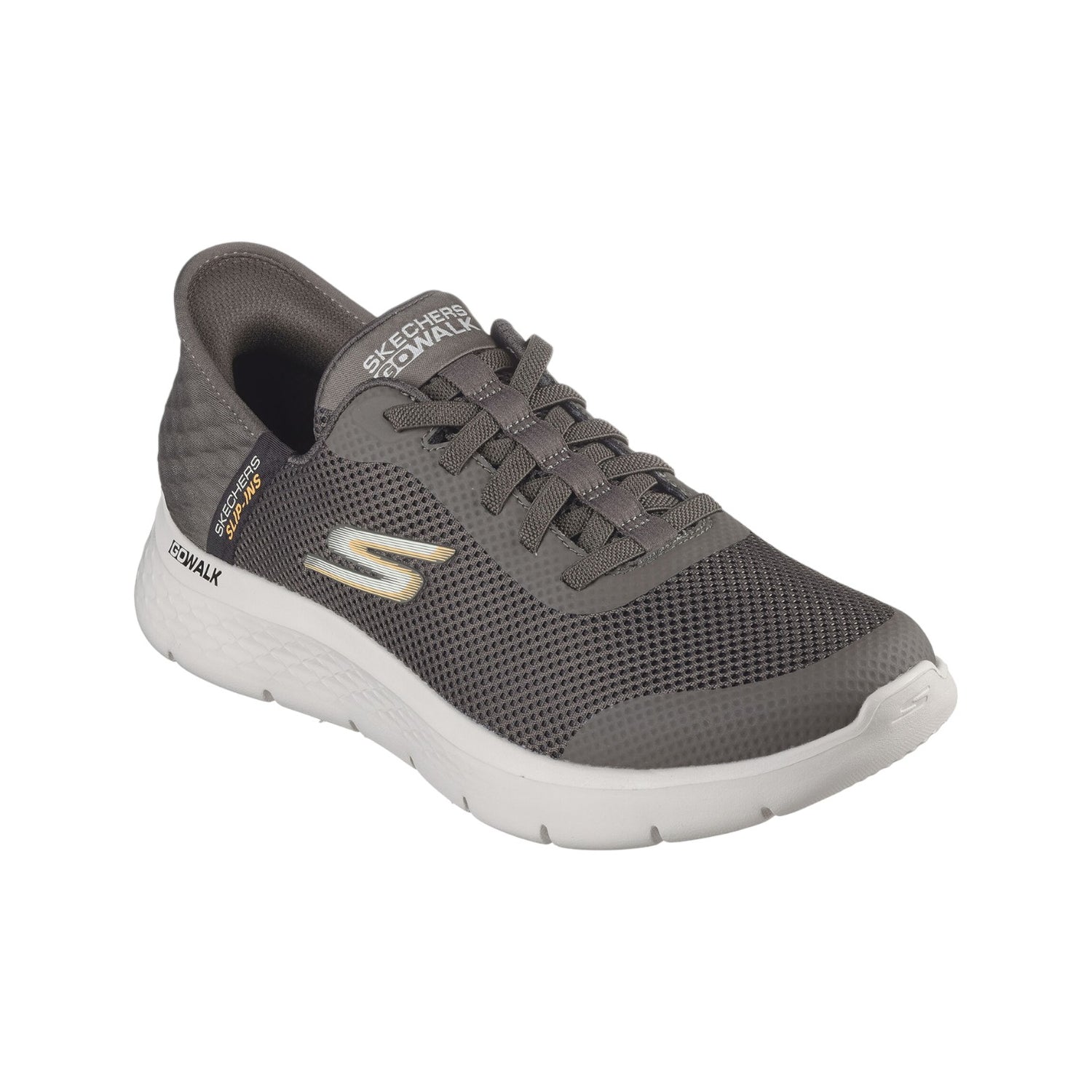 Skechers Slip-ins Marrone Go Walk Flex-Hands Up da Uomo