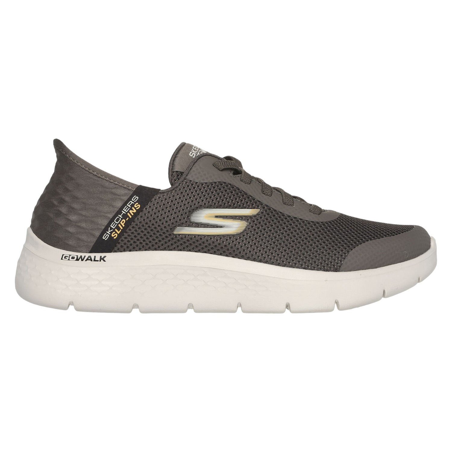 Skechers Slip-ins Marrone Go Walk Flex-Hands Up da Uomo