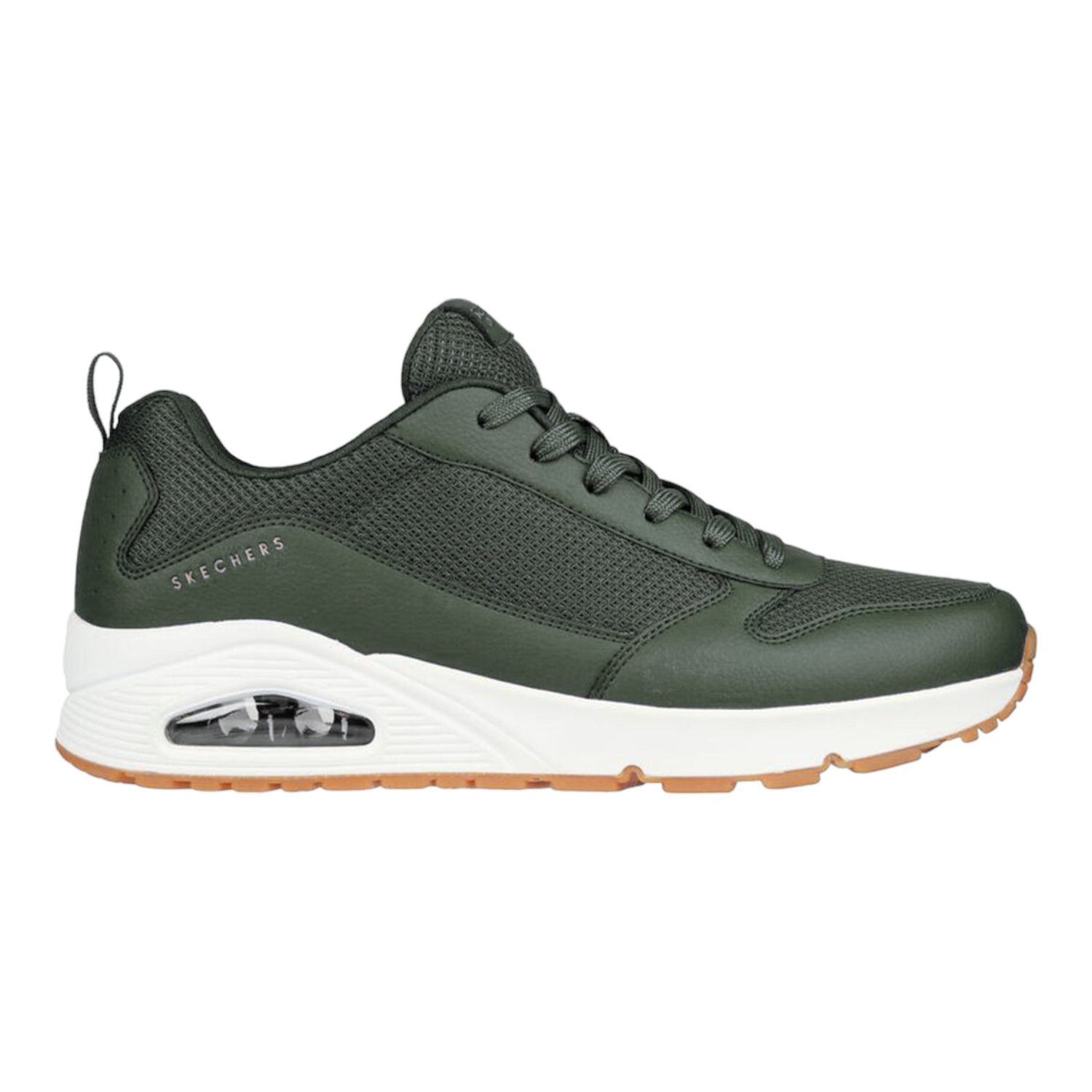 Skechers Uno-Fastime Sneakers Oliva Uomo