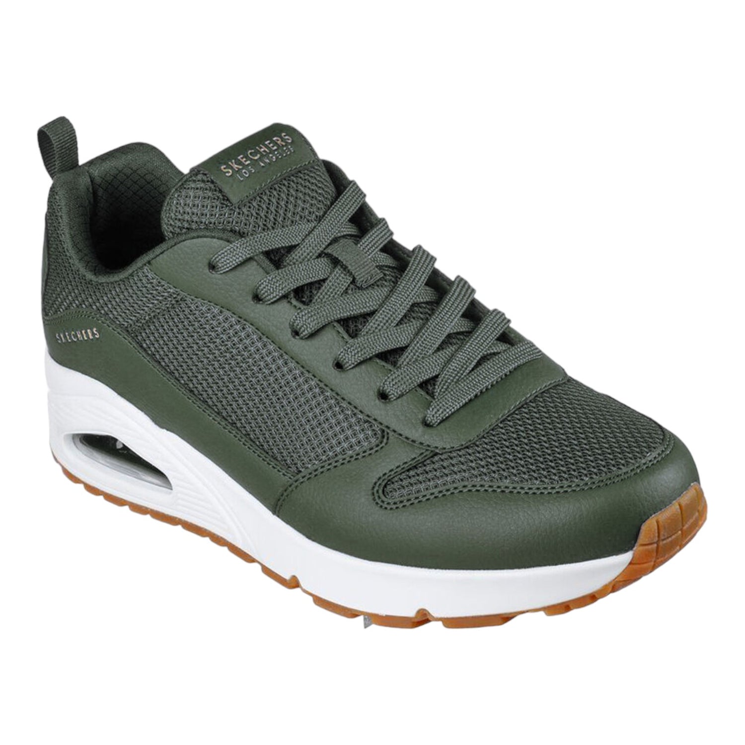 Skechers Uno-Fastime Sneakers Oliva Uomo