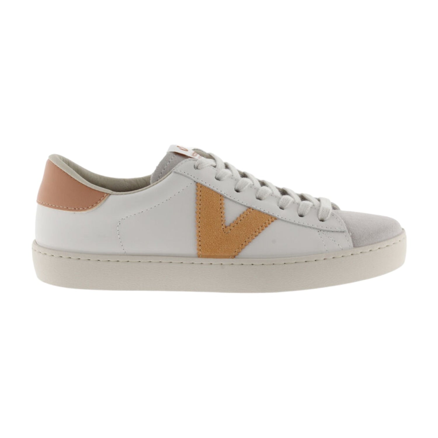 Victoria Sneakers Bianco Pesca da Donna