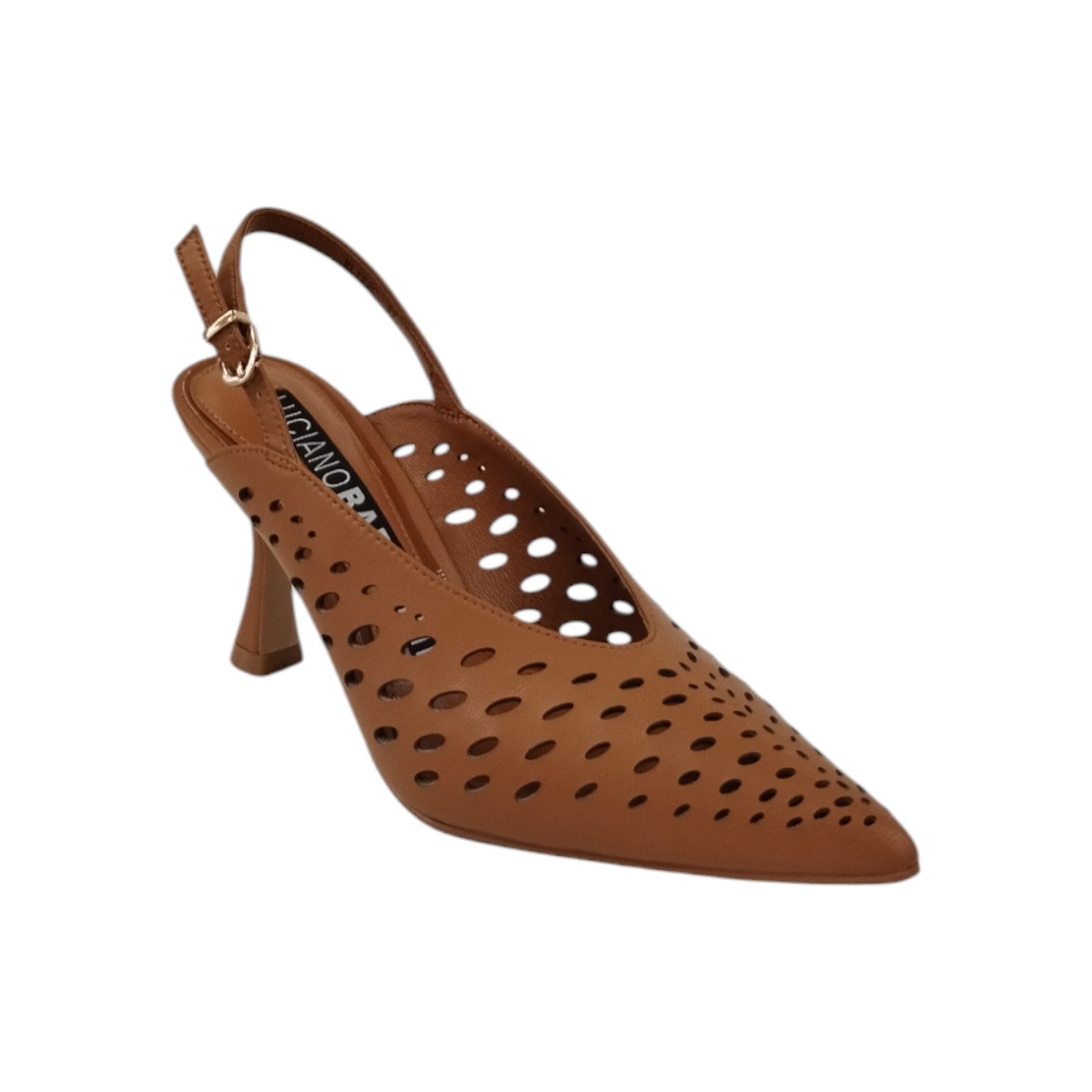 Luciano Barachini Chanelle Cuoio Traforata t.9