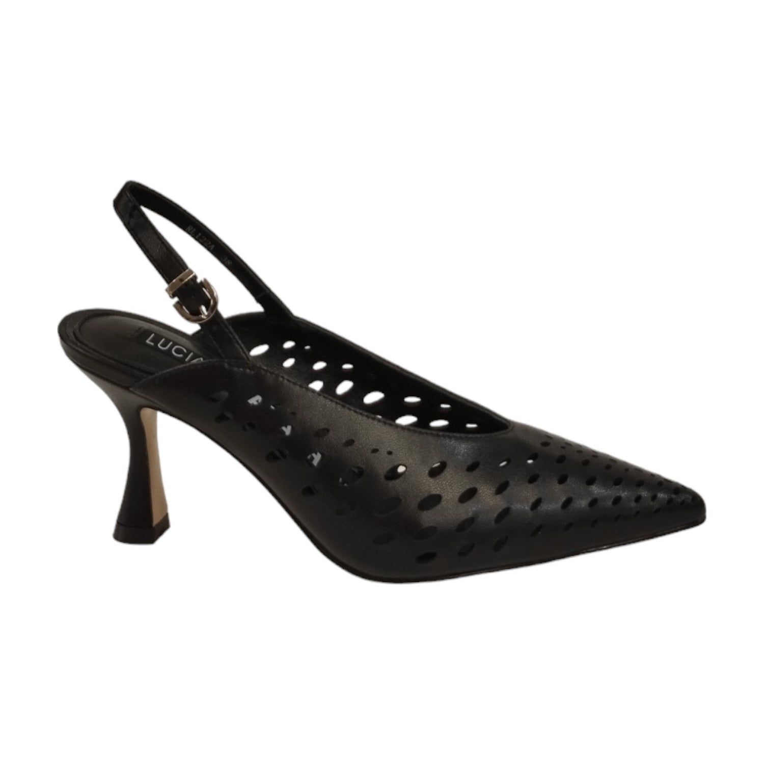 Luciano Barachini Chanelle Nera Traforata t.9