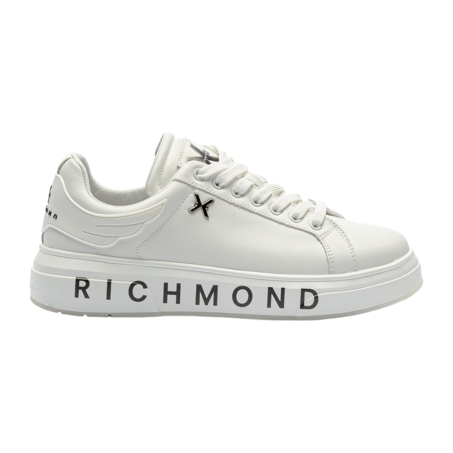 John Richmond Sneakers Uomo Bianca con Suola Logata