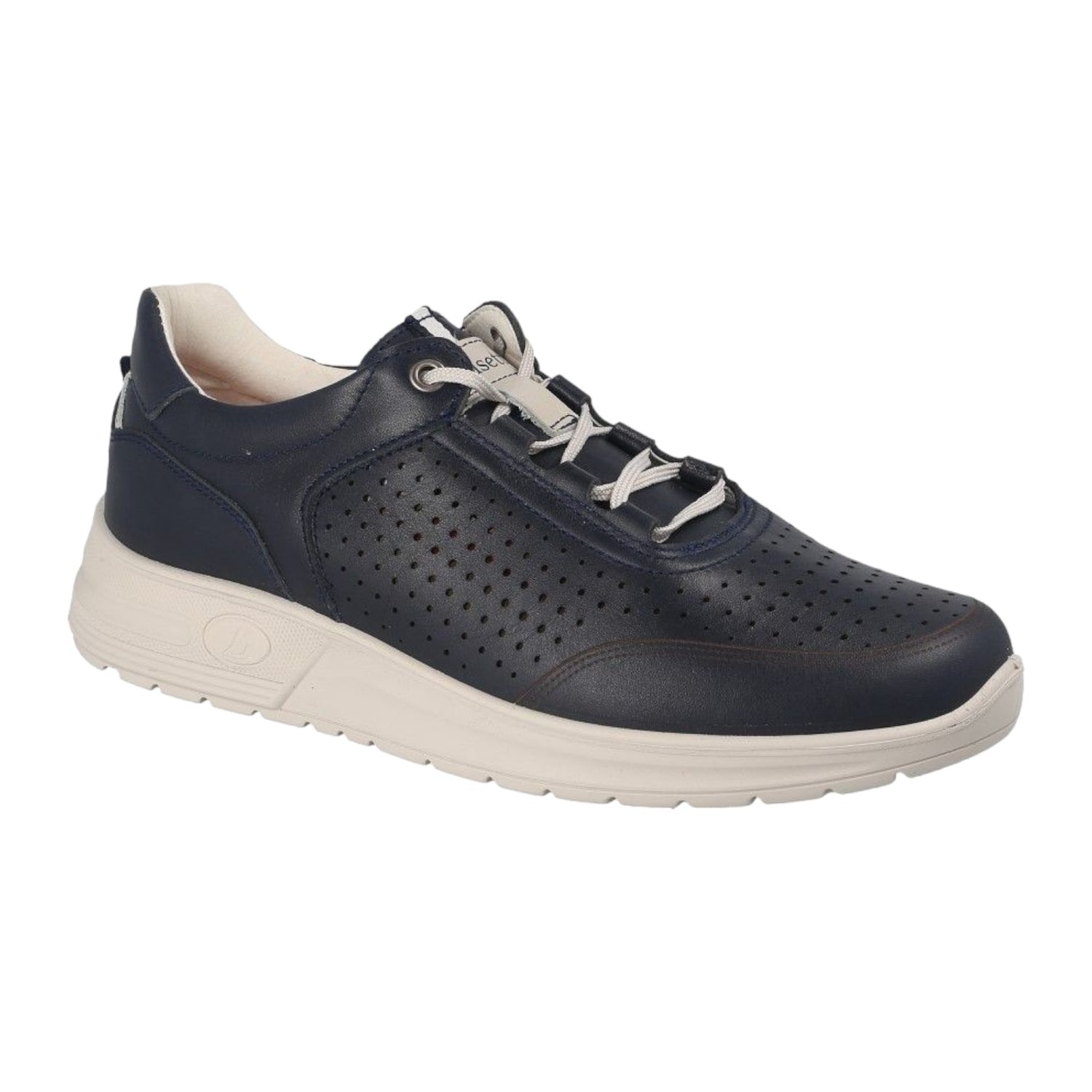 Luisetti Sneakers Uomo in Pelle Traforata Blu