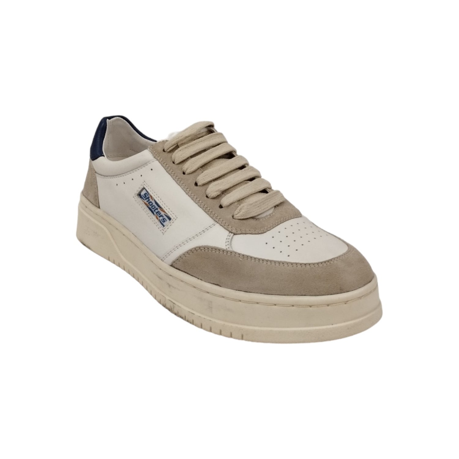 Shooters Sneakers Bianca Blu da Uomo