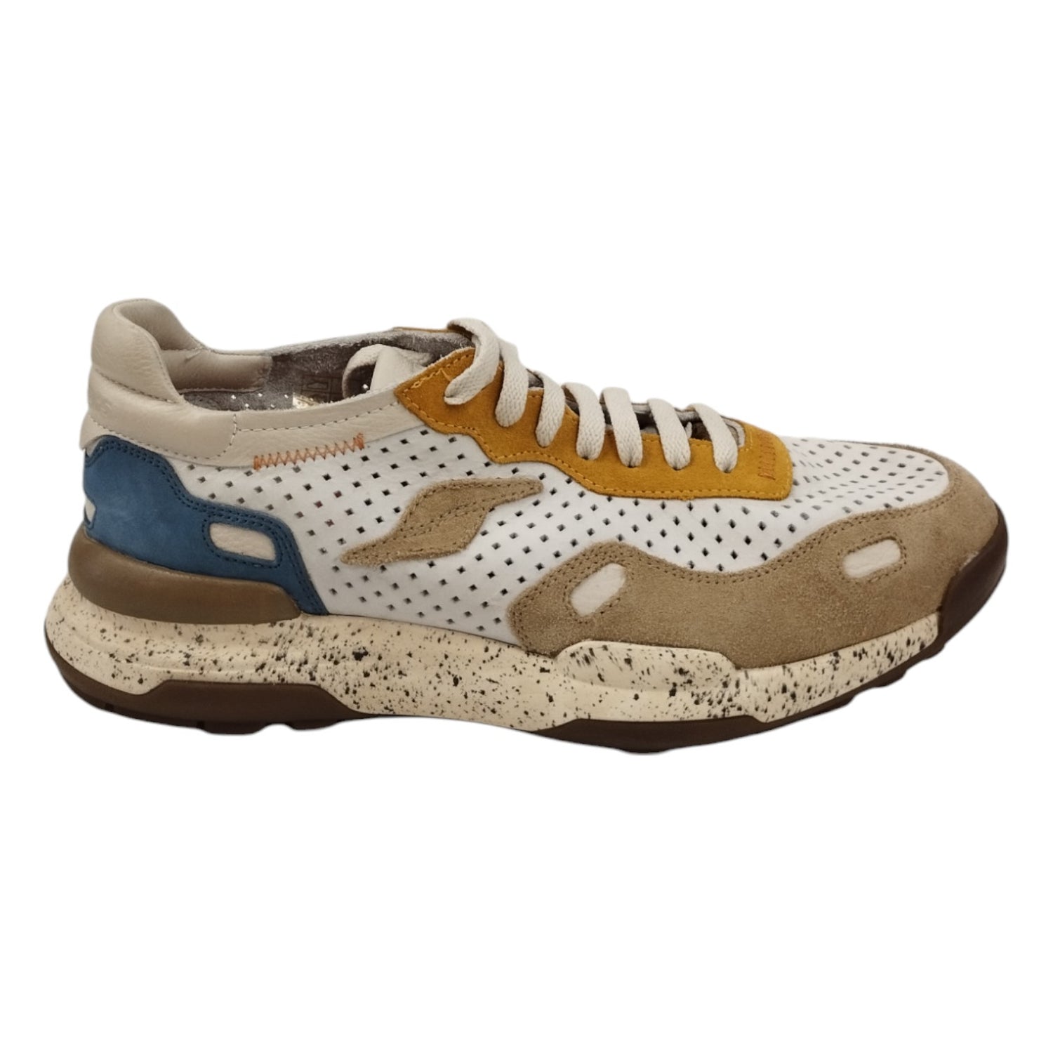 Shooters Sneakers Beige Traforate da Uomo