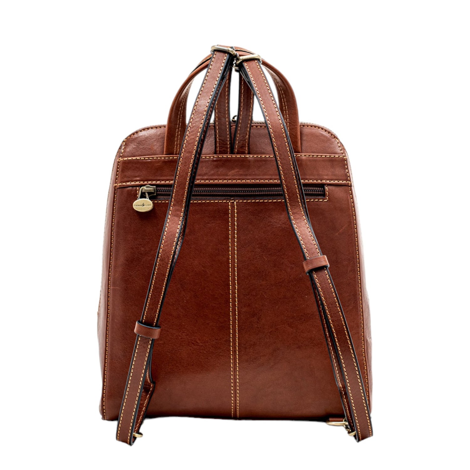 Gianni Conti Zaino Linea Grady Donna in Pelle Cognac