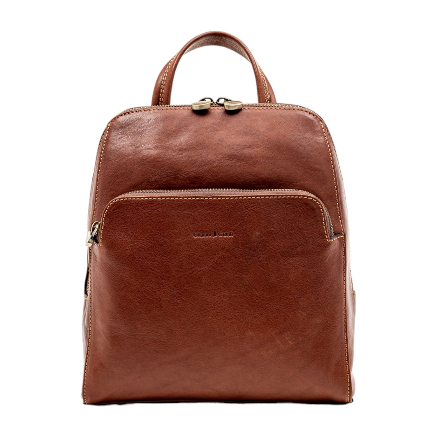 Gianni Conti Zaino Linea Grady Donna in Pelle Cognac