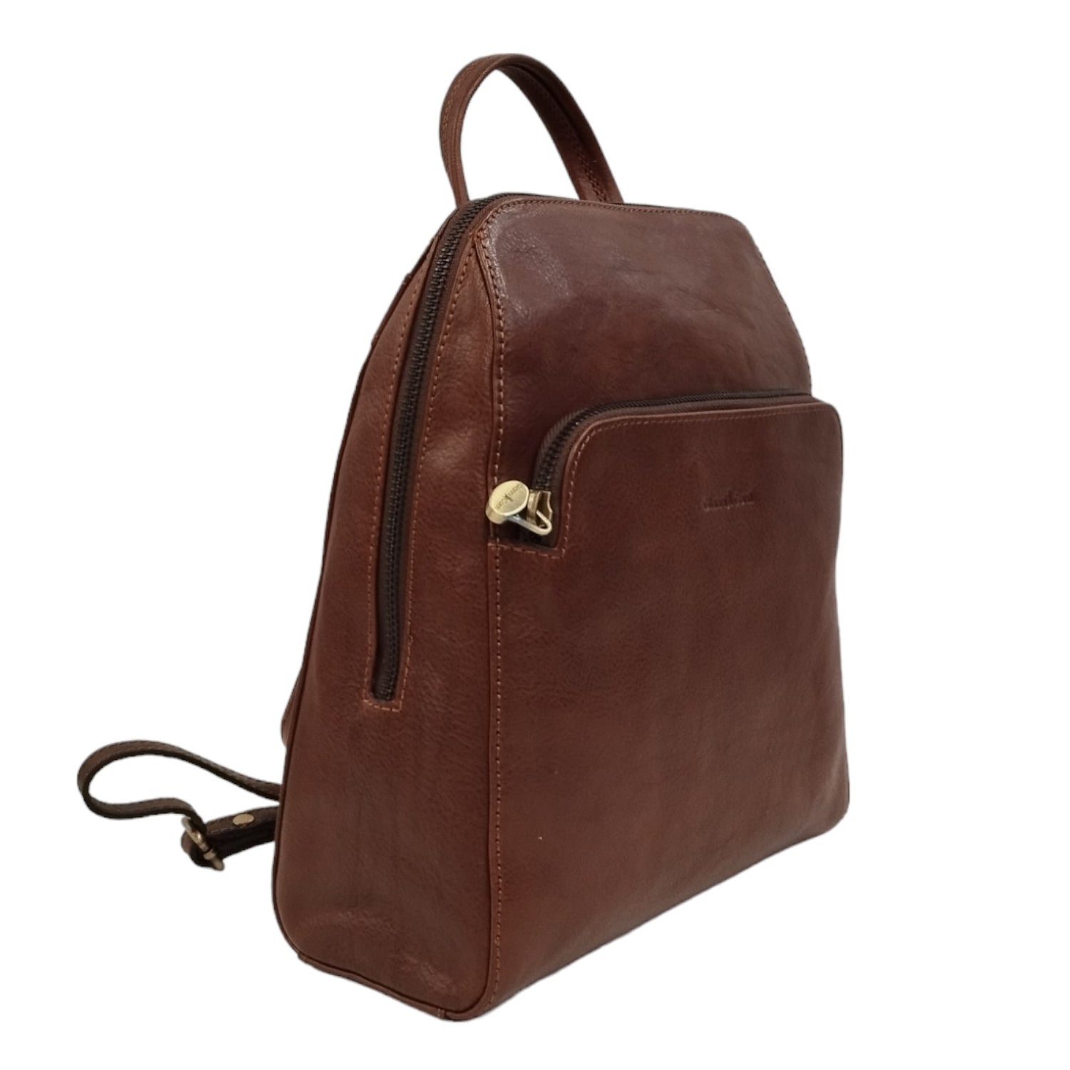 Gianni Conti Zaino Linea Grady Donna in Pelle Testa di Moro