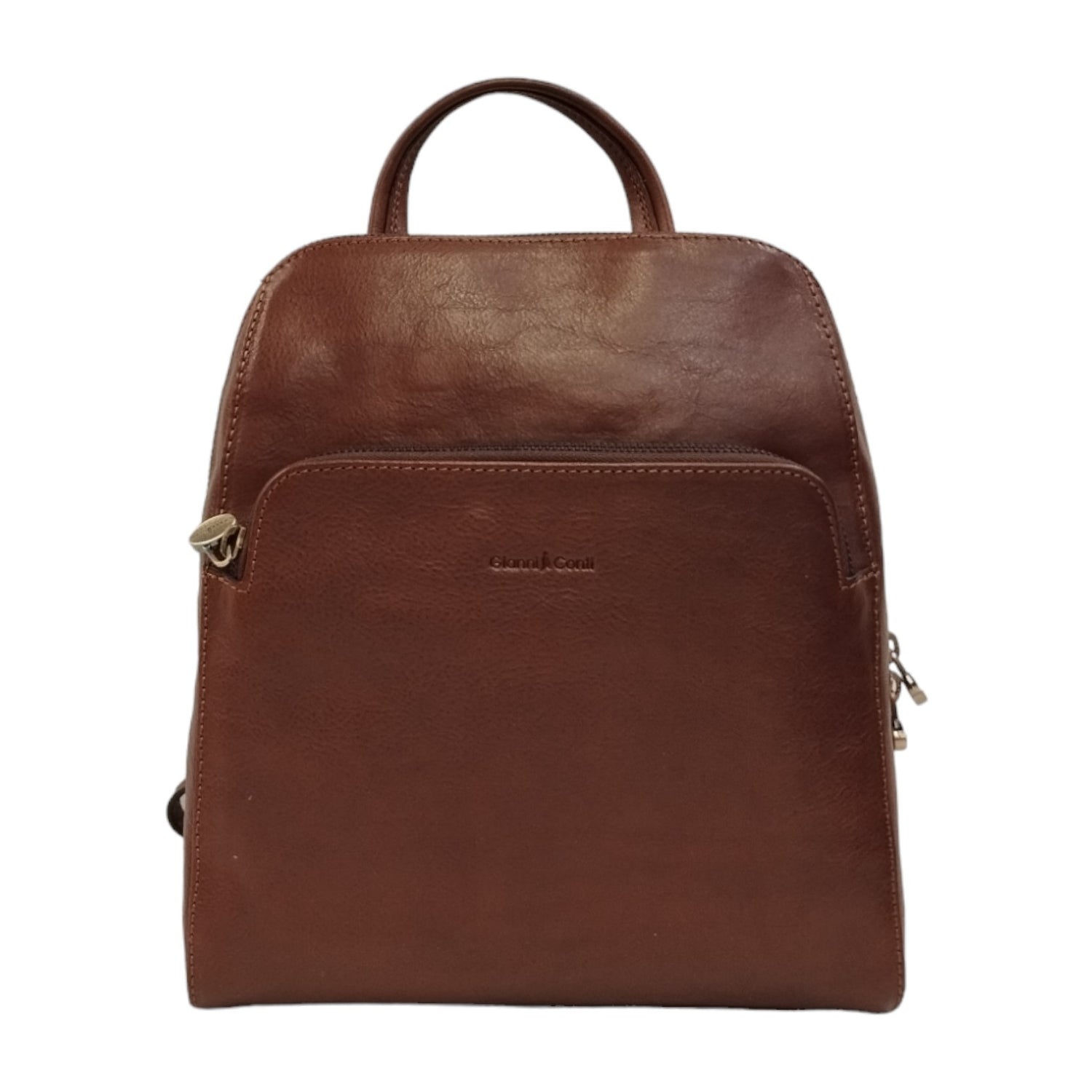 Gianni Conti Zaino Linea Grady Donna in Pelle Testa di Moro