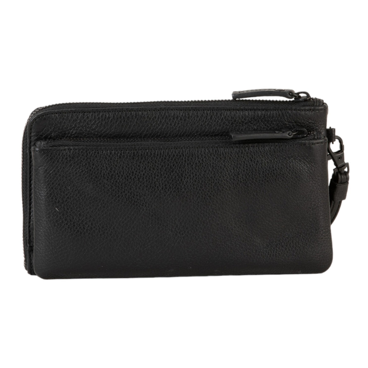 Gianni Conti Pochette Linea Lois Uomo in Pelle Nera con Polsino