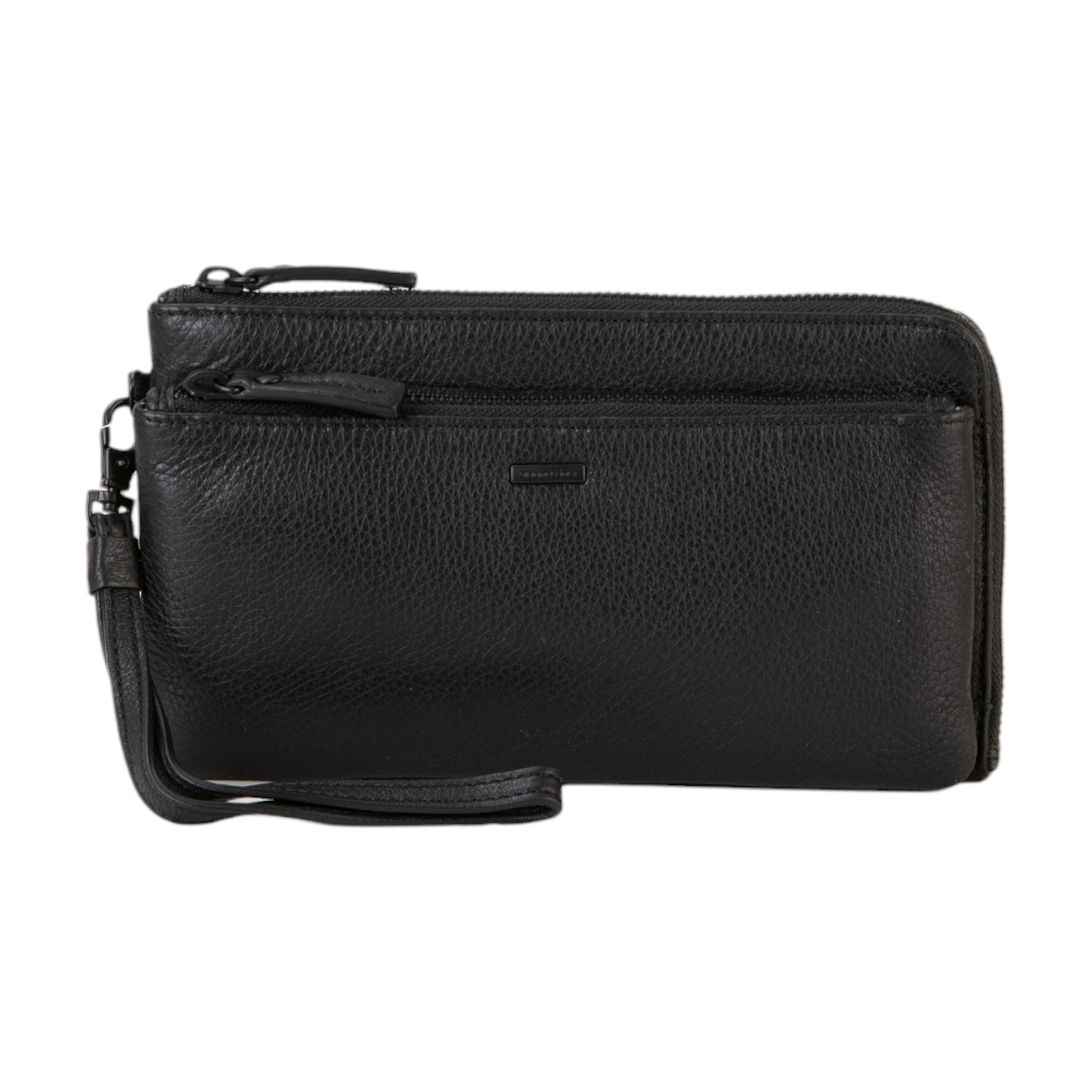 Gianni Conti Pochette Linea Lois Uomo in Pelle Nera con Polsino