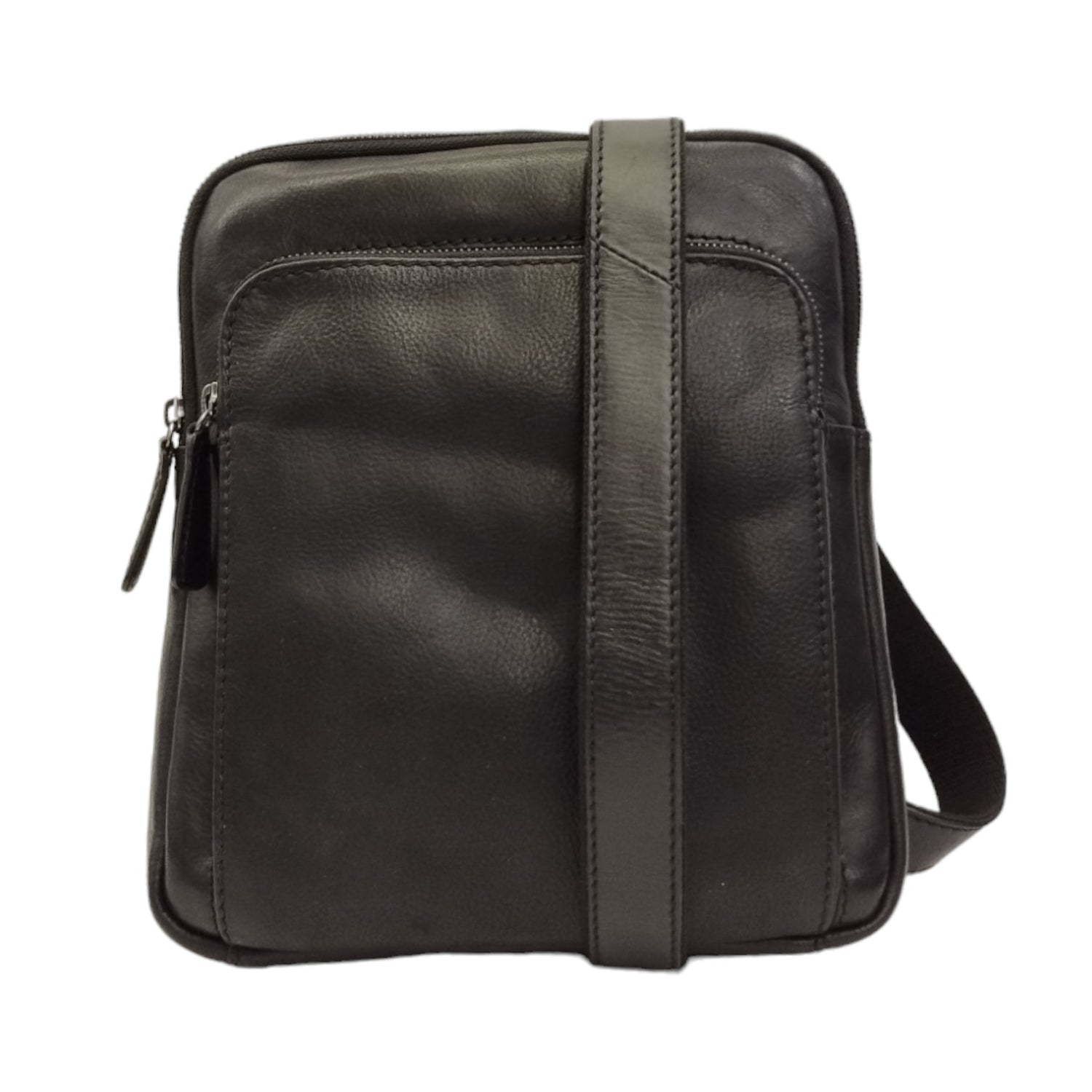 Gianni Conti Borsello Linea Samuel Uomo in Pelle Nera