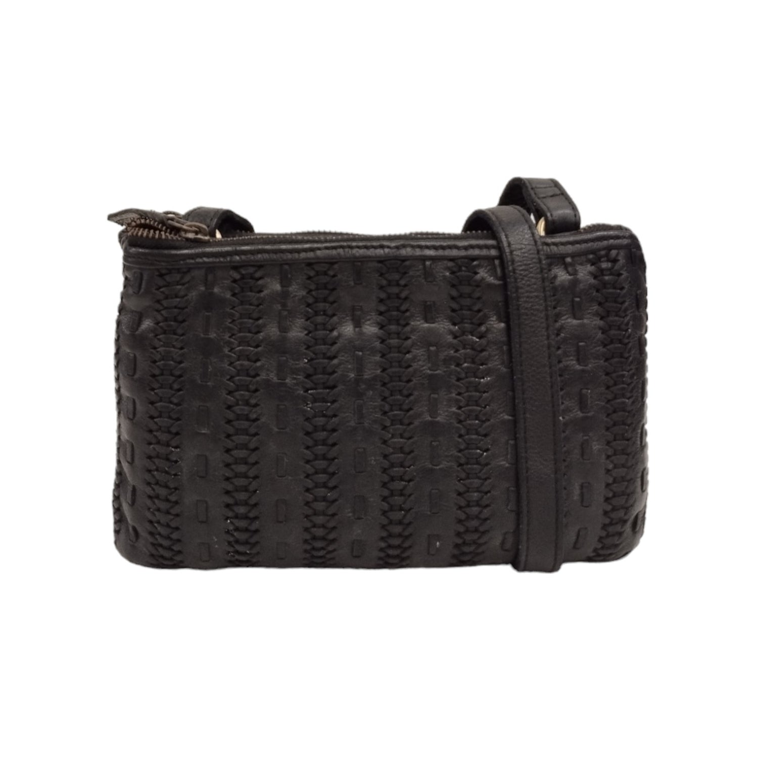 Gianni Conti Borsa a Tracolla Linea Clodia in Pelle Nera