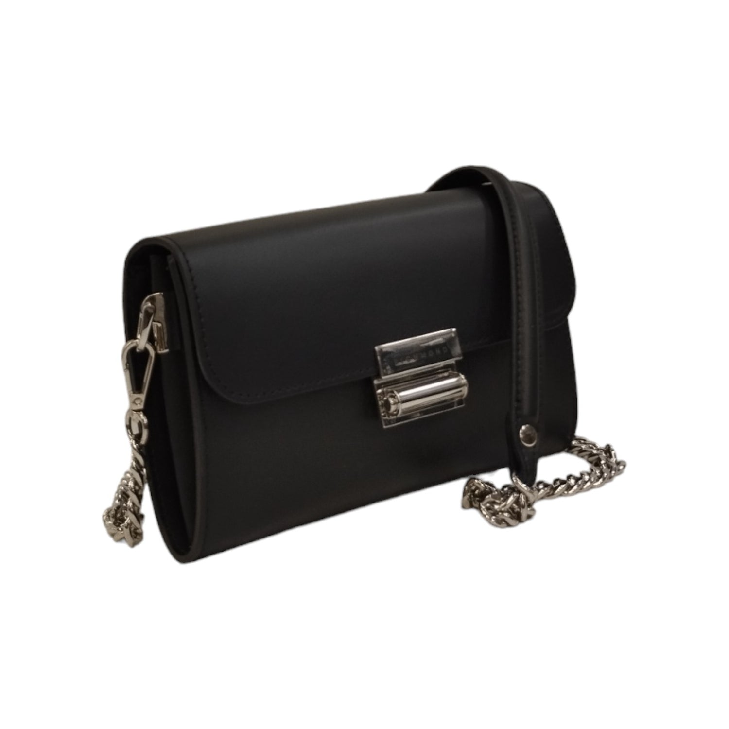 John Richmond Tracollina Nera con Catena da Donna