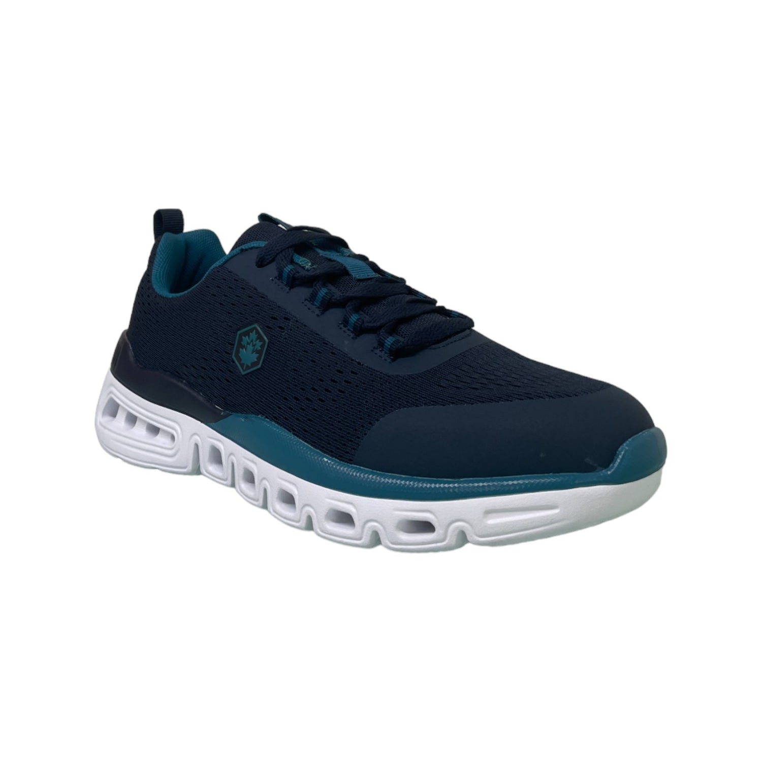 Lumberjack Sneakers Uomo in Tessuto Blu con Fondo Bucherellato