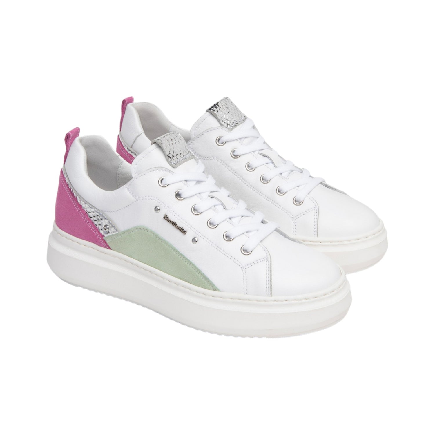 Nero Giardini Sneakers Donna Bianca in Pelle