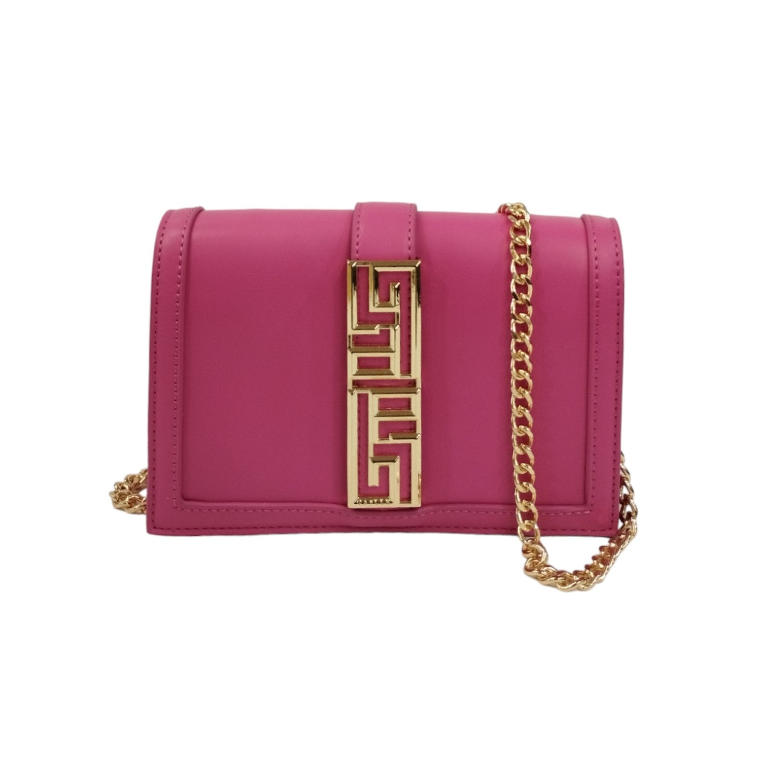 Gaelle Mini Clutch Fucsia in Ecopelle