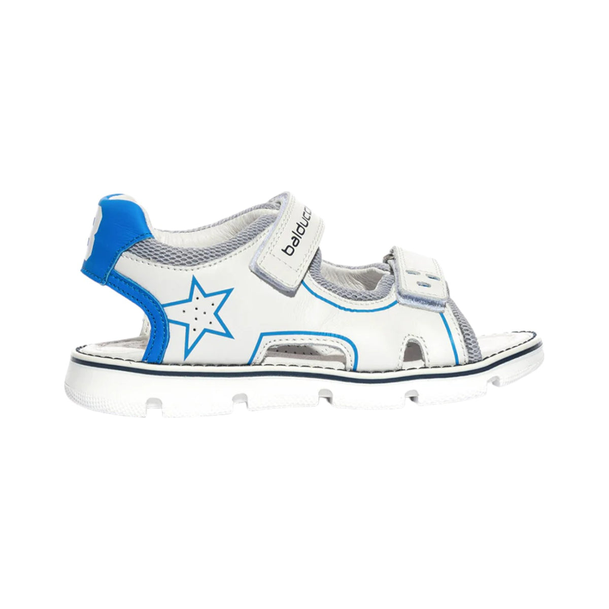 Balducci Sandalo Bianco con Dettagli Azzurri da Bambino