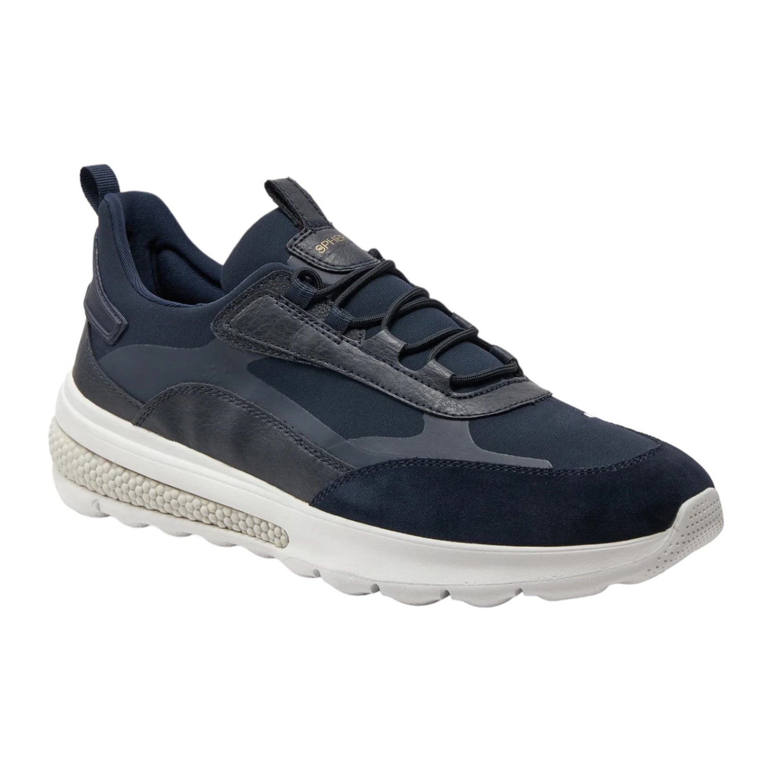 Geox Sneakers Uomo Blu MicroSphera in Tessuto