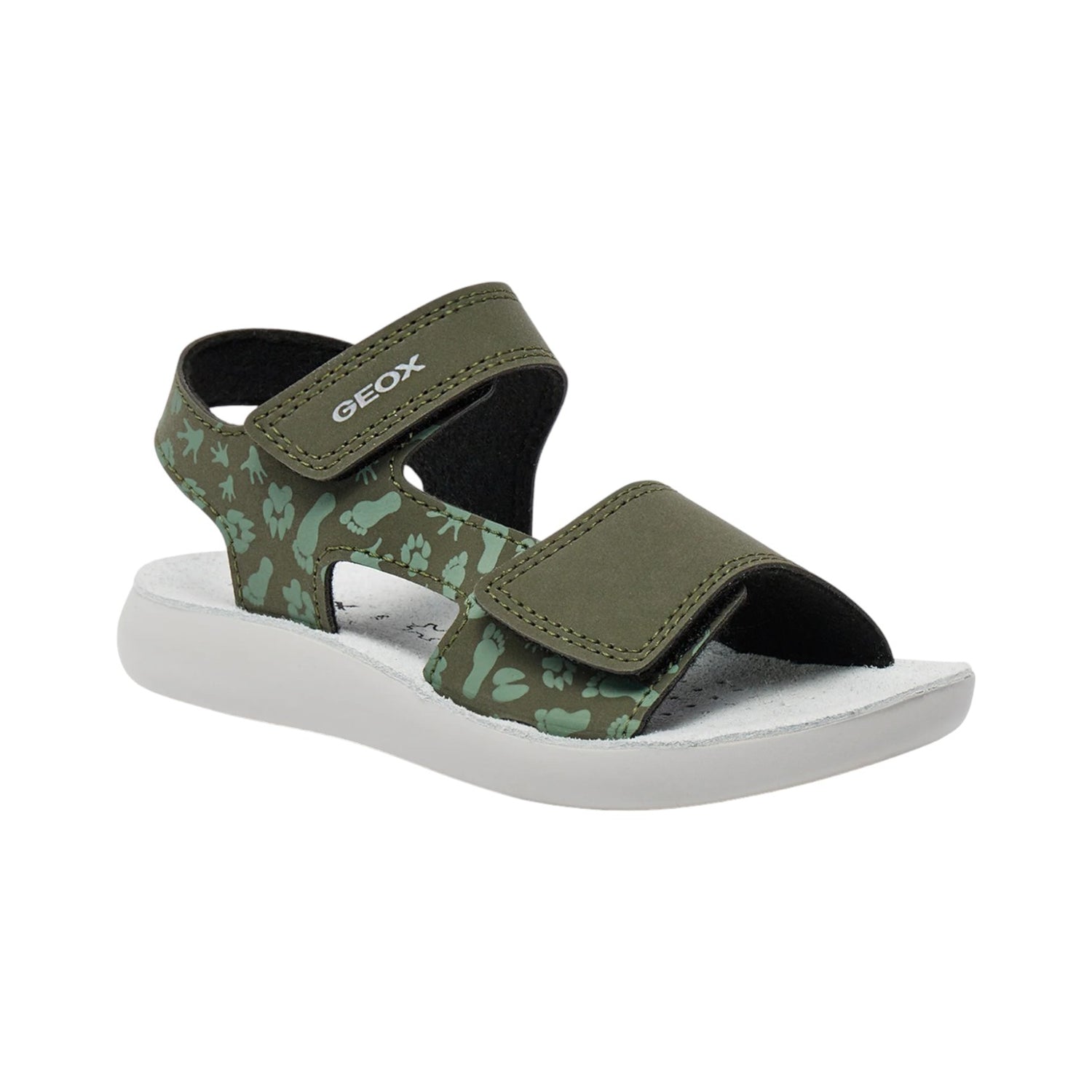 Geox Sandalo Verde Militare Lightfloppy da Bambino